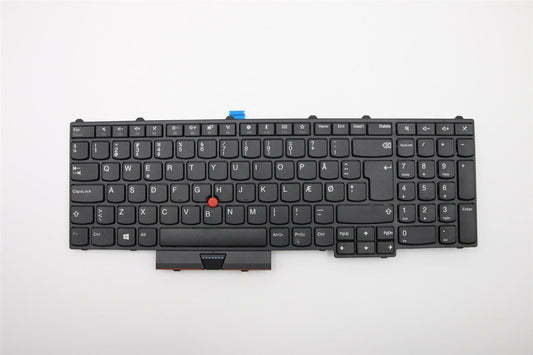 Lenovo ThinkPad P51 P71 Keyboard Danish Black 01ER960