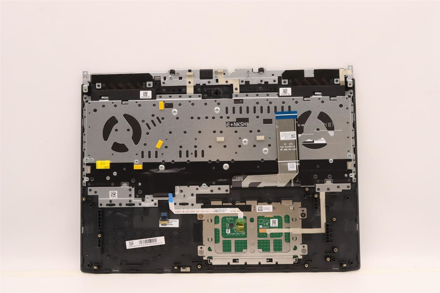 Lenovo IdeaPad 3 16IAH7 Palmrest Cover Touchpad Keyboard Nordic Black 5CB1J09530