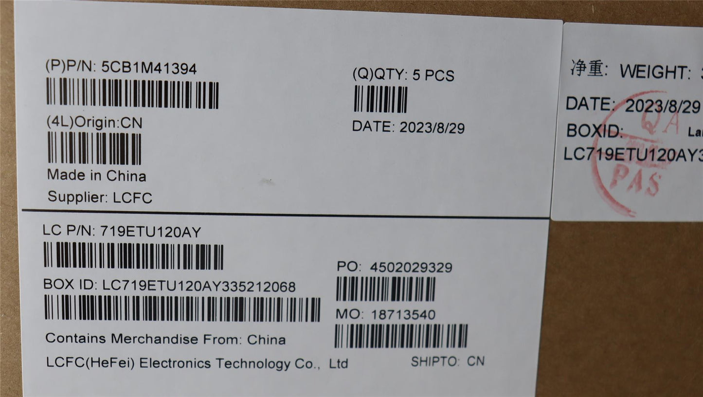 Lenovo COVER Upper Case ASM_ENG L 83ERAB NBL 5CB1M41394