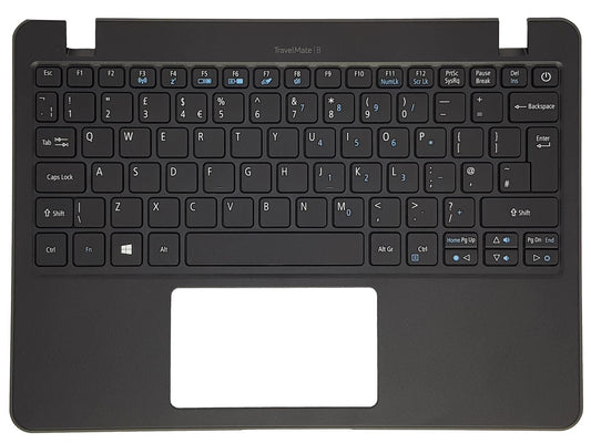 Acer Travelmate B117-M B117-MP Palmrest Cover Keyboard UK Black 6B.VCGN7.059