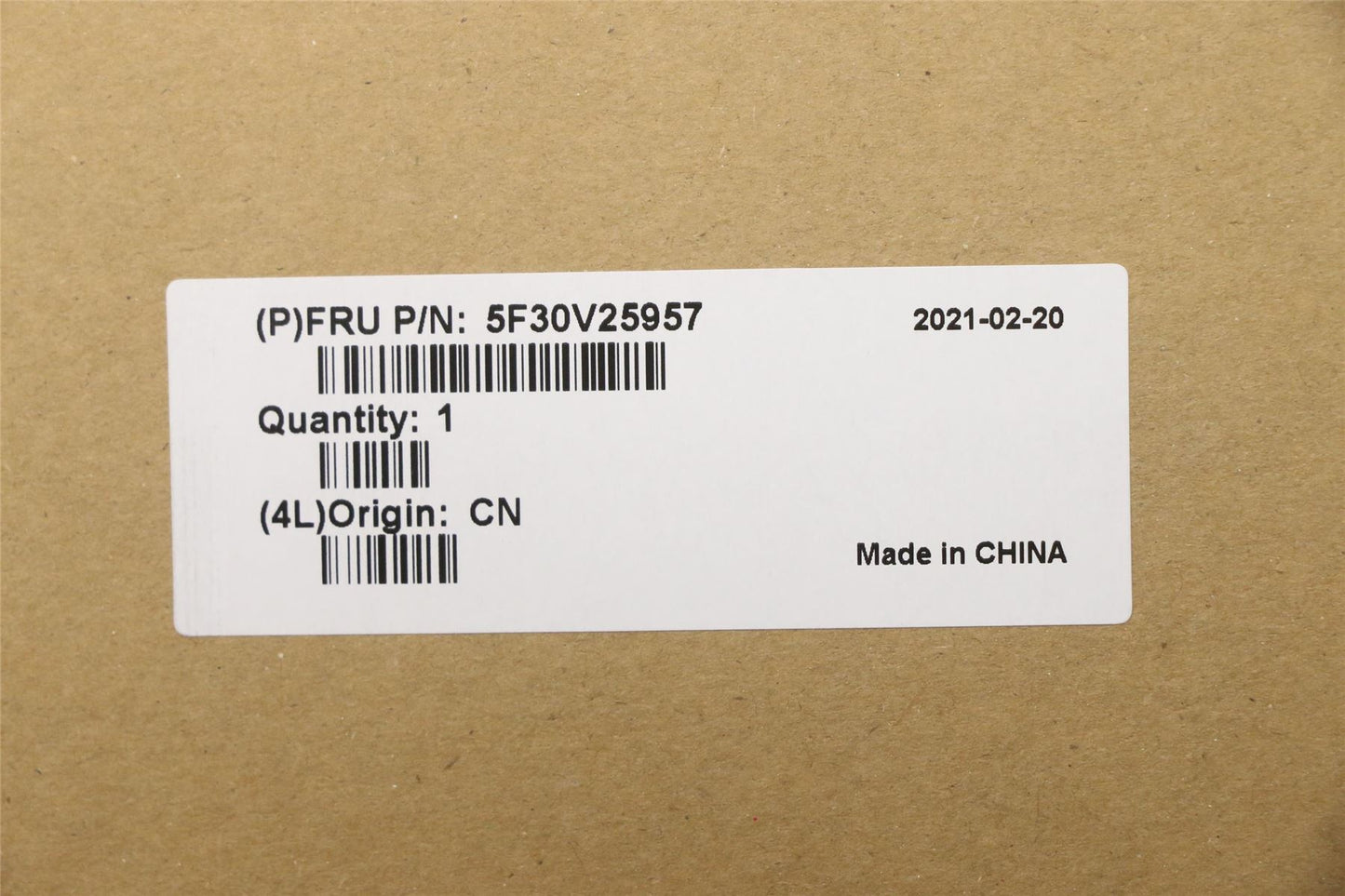 Lenovo FRU FPR MoC Slim Hotrod-JYT 5F30V25957