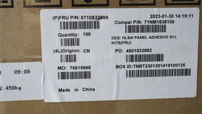 Lenovo 5T10S33599 TAPE Removable Tape C 82XD
