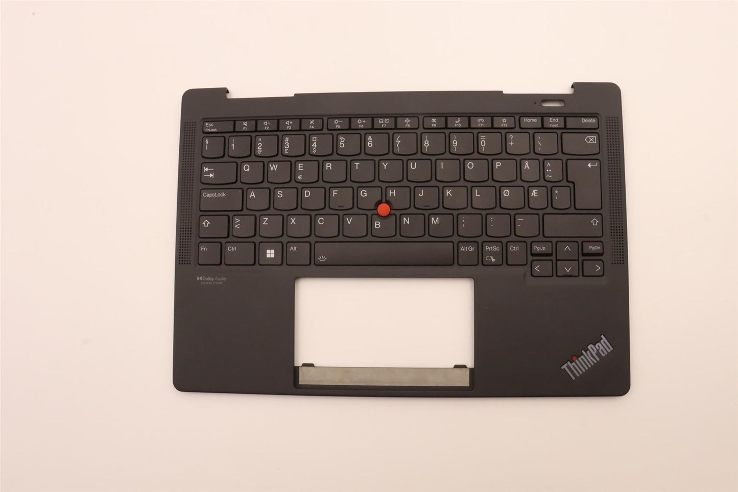 Lenovo ThinkPad X13s Keyboard Palmrest Top Cover Norwegian Black 5M11J12819