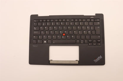 Lenovo ThinkPad X13s Keyboard Palmrest Top Cover Norwegian Black 5M11J12819