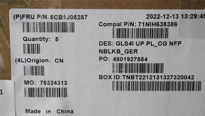 Lenovo UpperCaseASM_GER C82SD PLCG NFPNBL 5CB1J05287