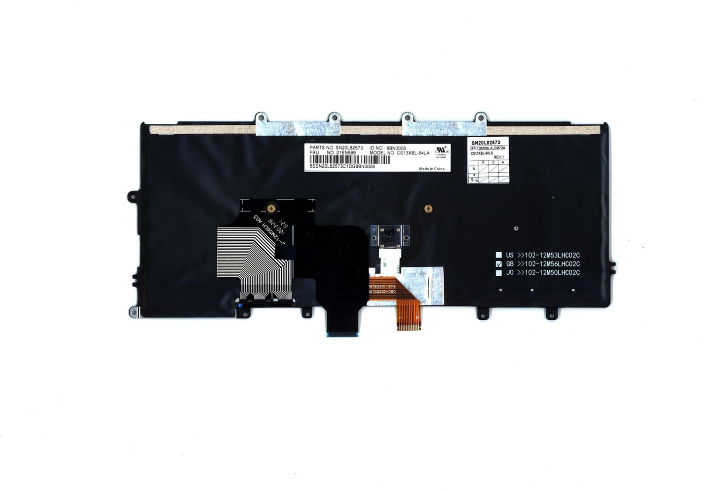 Lenovo NB_KYB KBD BL CHY LA Spanish 01EN589