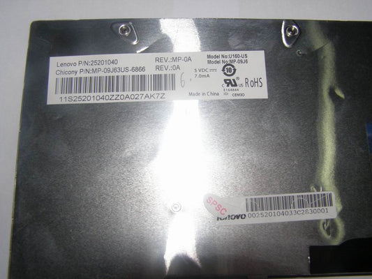 Lenovo CCYTISU US83KEYSILVER BLUEFRM KBD Keyboard 25201040
