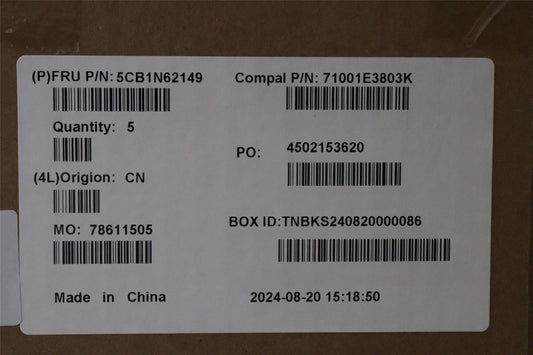 Lenovo UpperCaseASM_FRA C 83FD WH RGB 5CB1N62149