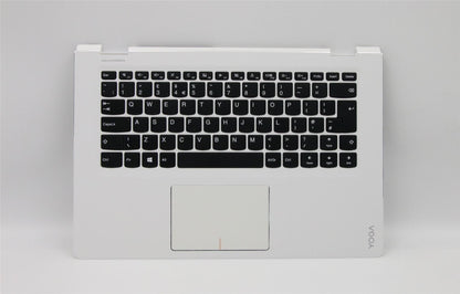 Lenovo Yoga 510-14ISK 510-14IKB Keyboard Palmrest UK White 5CB0L67196