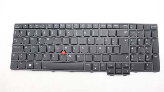 Lenovo ThinkPad L15 4 P16s 2 P16v 1 T16 2 Keyboard Swedish Finnish 5N21K05173