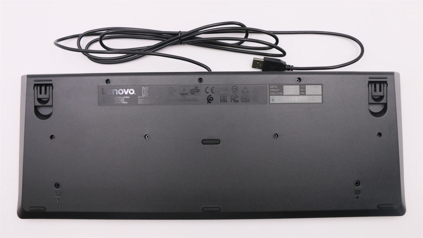 Lenovo USB TRDTNL KB BK IND Local 00XH732