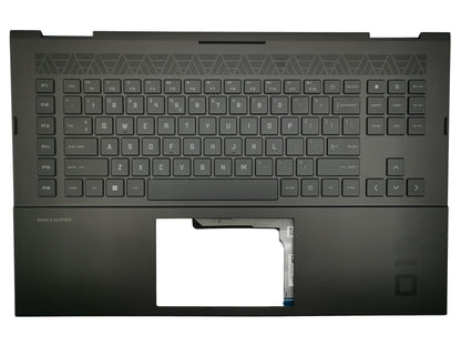 HP TOP COVER W KB SDB BL 4ZONE IN M57142-B31, M73744-B31