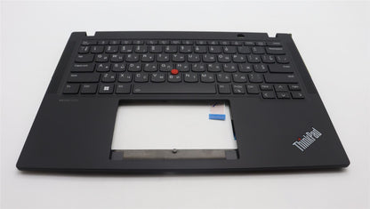 Lenovo ThinkPad X13 Gen 4 Keyboard Palmrest Top Cover Ukrainian Black 5M11L86316