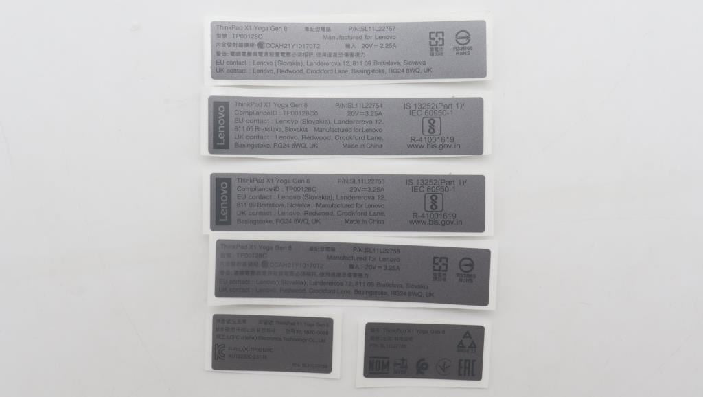 Lenovo LABEL FRU JG3.0 Label Kit 5L11H70967