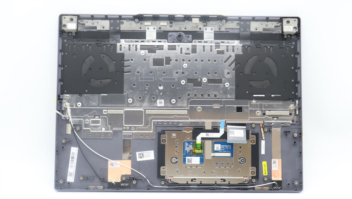 Lenovo Slim 5 16IRH8 Palmrest Cover Touchpad Keyboard Storm Grey 5CB1L56037