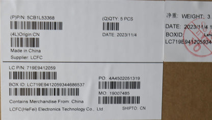 Lenovo Upper CaseASM_EUROENGL82X8NFPNBLAG 5CB1L53368