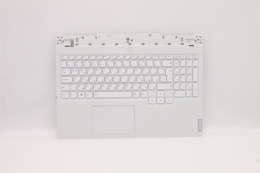 Lenovo 5 15ITH6 Palmrest Cover Touchpad Keyboard Bulgarian White 5CB1D12358
