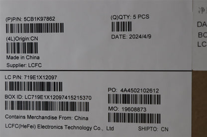 Lenovo Upper Case ASM_EUROENGL82XLNFPABBL 5CB1K97862