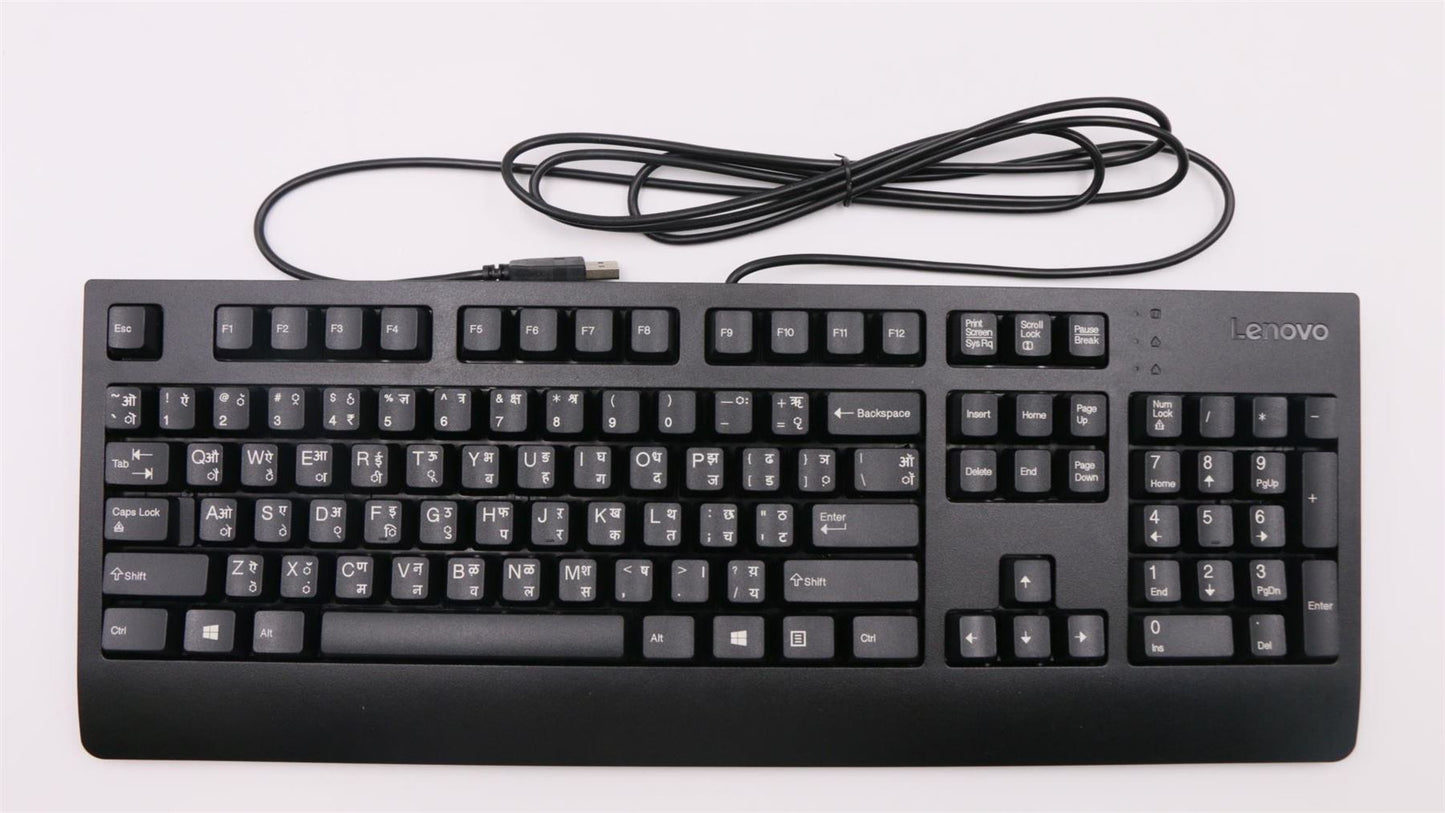 Lenovo USB TRDTNL KB BK IND Local 00XH732