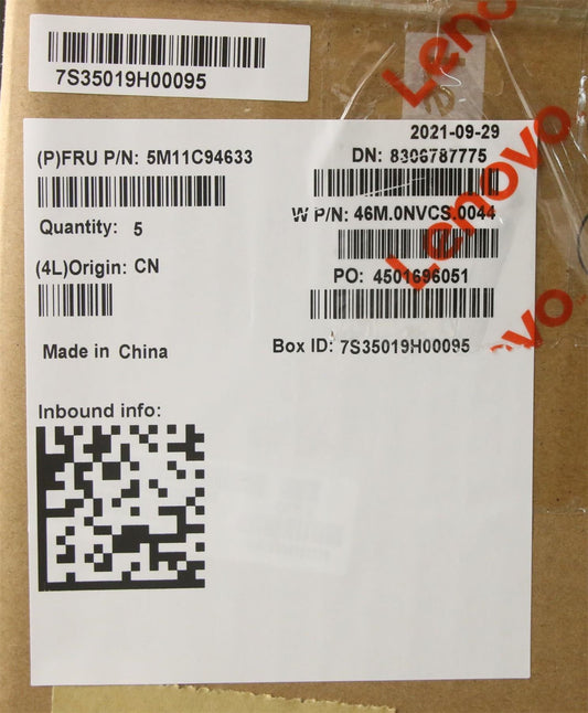 Lenovo MECH_ASM FRASMKYB CZE/SLK CcCP,NW Chicon 5M11C94633