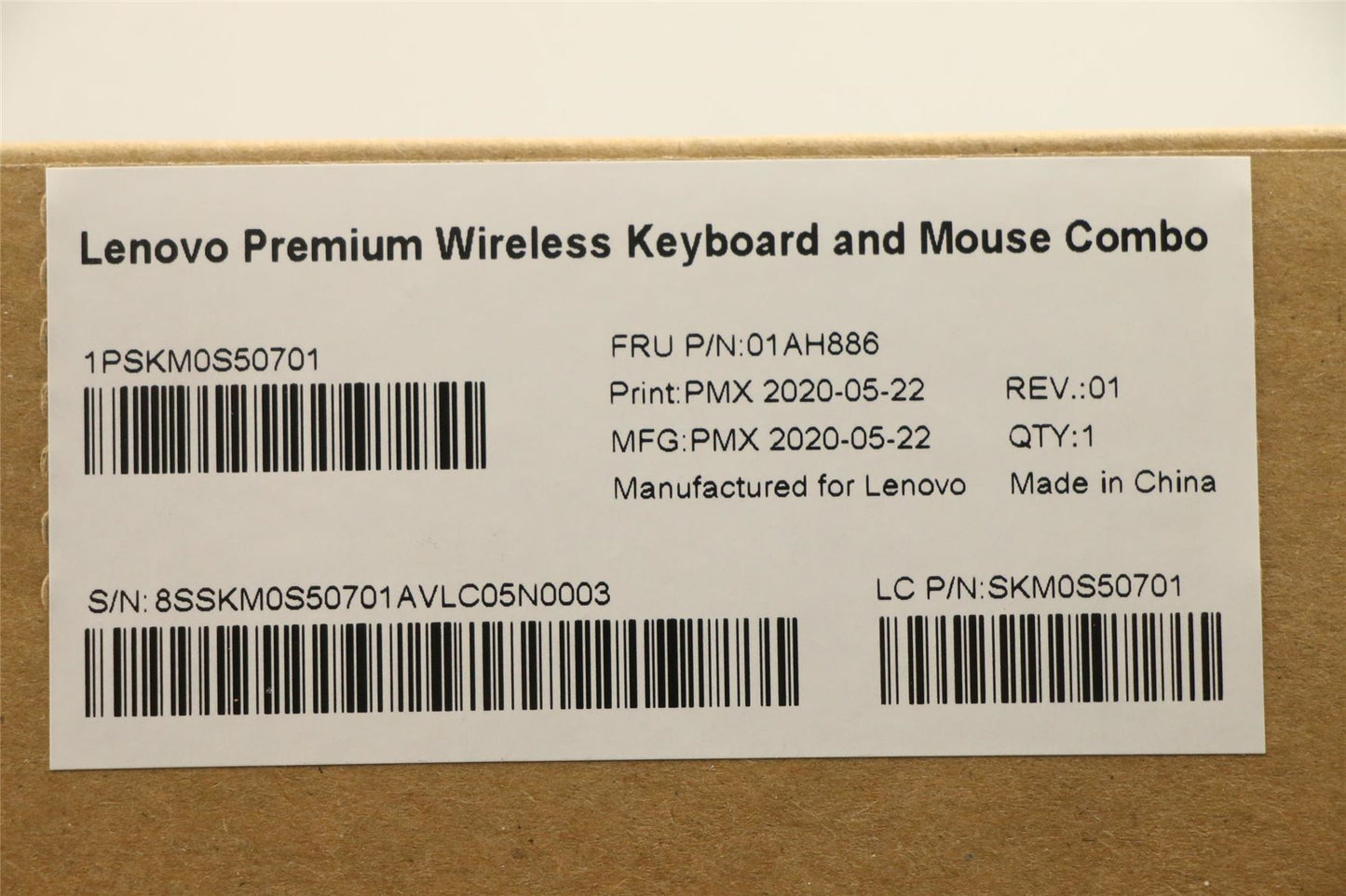 Lenovo Primax A940 2.4G GY PT 01AH886