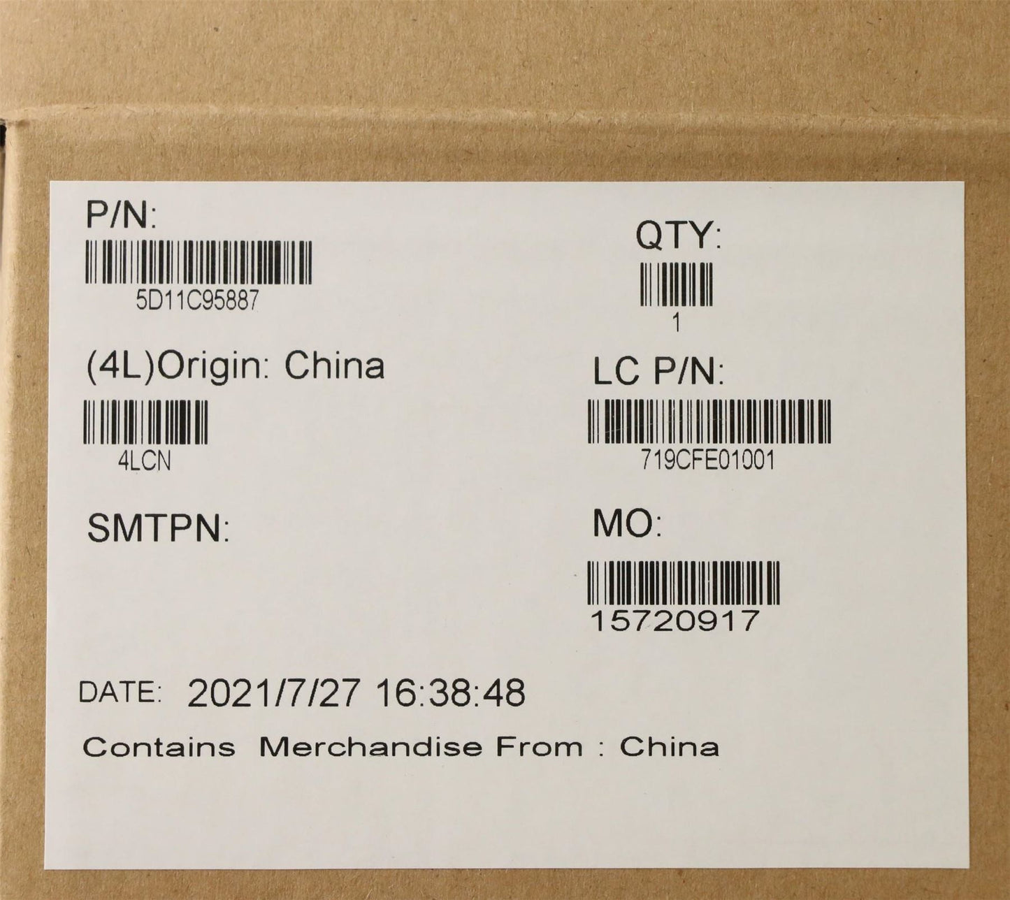 Lenovo DISPLAY 15.6 4KOLEDTSPNLAR/AS-LB TS ASSY 5D11C95887