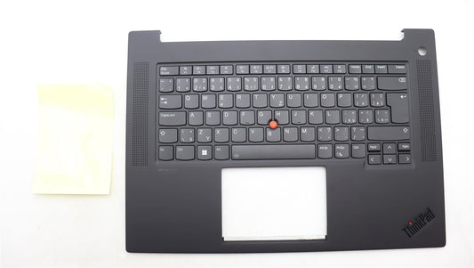 Lenovo ThinkPad P1 Gen 6 Keyboard Palmrest Top Cover Czech Slovakian 5M11L88998