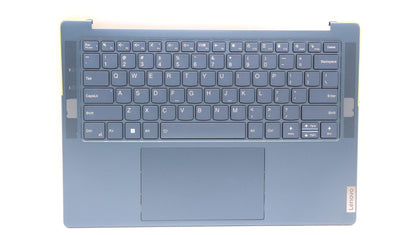 Lenovo Yoga 7 14ARP8 Palmrest Cover Touchpad Keyboard US Tidal Teal 5CB1L50312