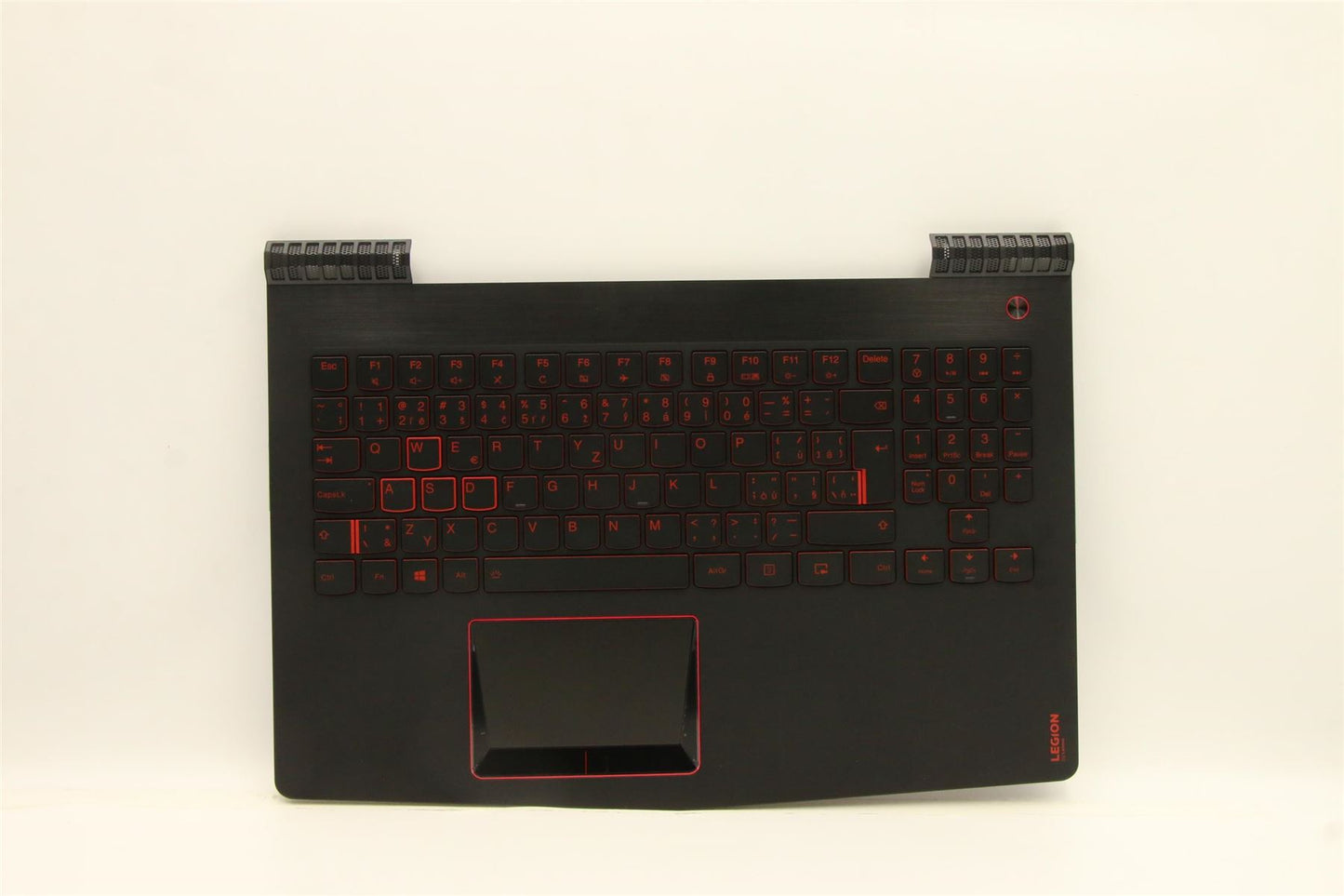 Lenovo Legion Y520-15IKBM Palmrest Cover Touchpad Keyboard Black Red 5CB0P24374