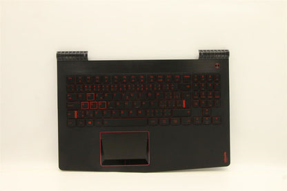 Lenovo Legion Y520-15IKBM Palmrest Cover Touchpad Keyboard Black Red 5CB0P24374