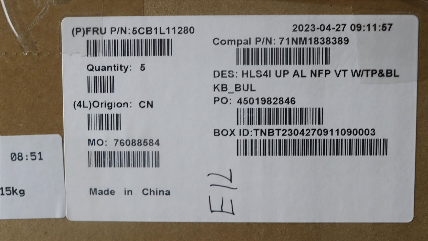 Lenovo IdeaPad 5 14IRL8 5 14ABR8 Palmrest Cover Touchpad Keyboard 5CB1L11280