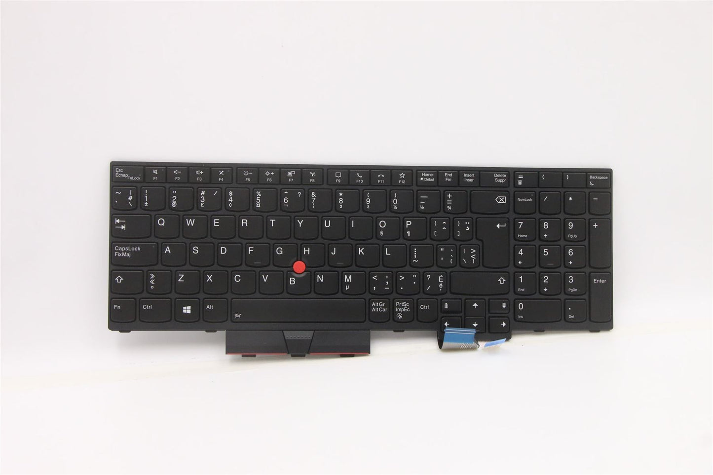 Lenovo ThinkPad T15g 2 P15 2 Keyboard Canadian French Black Backlit 5N21B44361