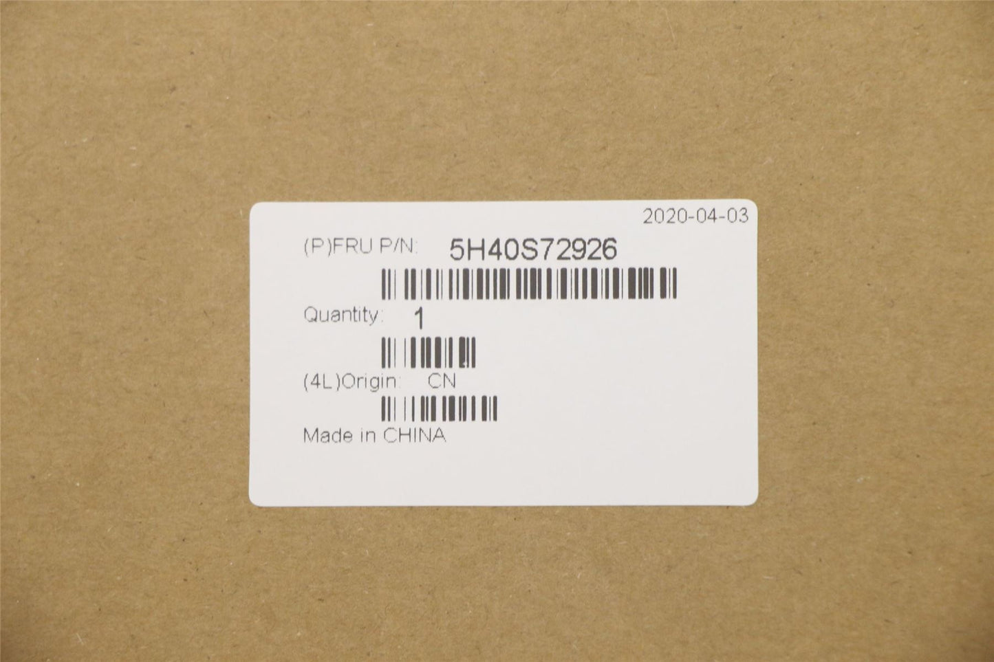 Lenovo HEATSINK FRU Amberlake-Y heat sink CCI 5H40S72926