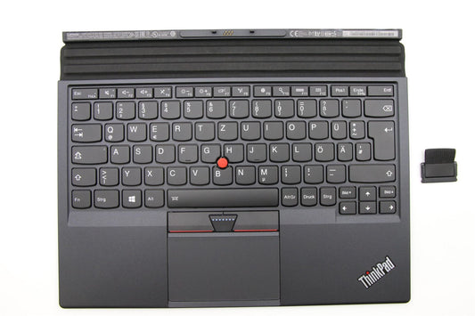 Lenovo Tablet X1 1st X1 2nd Dock Keyboard Palmrest Touchpad German Black 01HX712