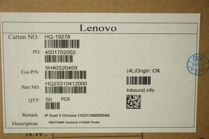 Lenovo HEATSINK Heatsink H 82QS Pindai 5H40S20459