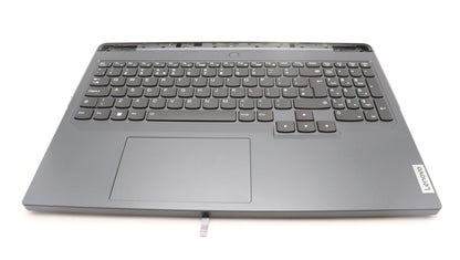 Lenovo Legion 5 16IRX8 Palmrest Cover Touchpad Keyboard UK Onyx Grey 5CB1L30893