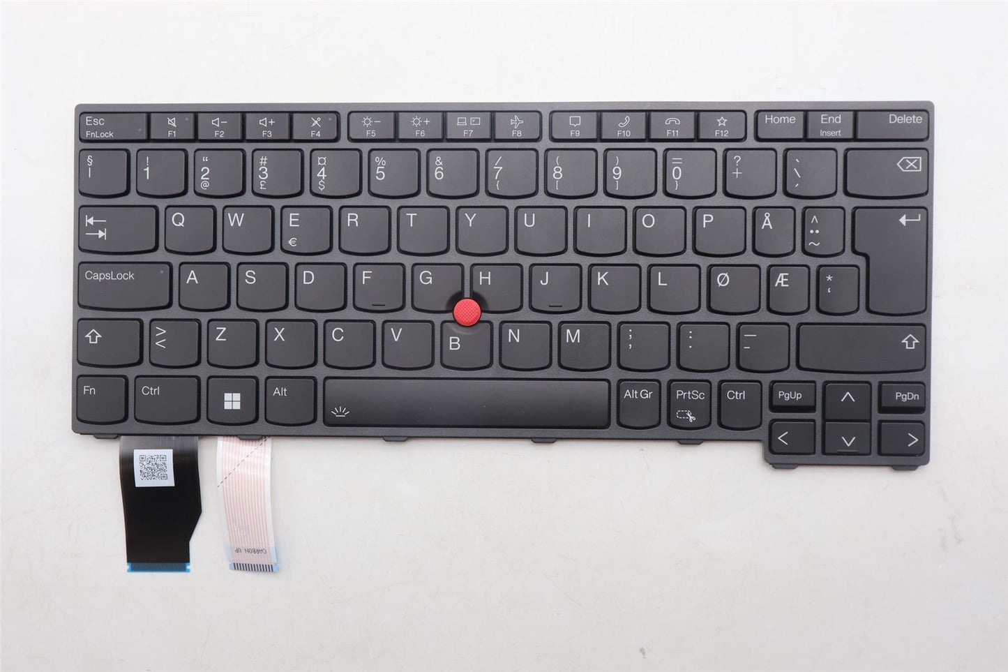 Lenovo Yoga L13 4 L13 3 Keyboard Norwegian Black Backlit 5N21H77056