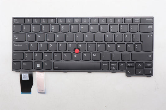Lenovo Yoga L13 4 L13 3 Keyboard Norwegian Black Backlit 5N21H77056