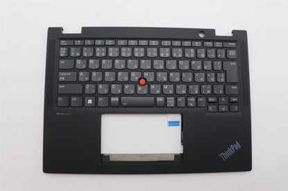 Lenovo ThinkPad X13 Gen 4 Keyboard Palmrest Top Cover Japanese Black 5M11L64135
