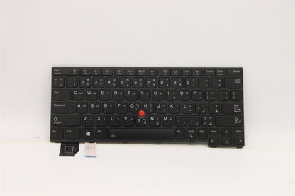 Lenovo ThinkPad X13 2 Keyboard Arabic Black Backlit 5N21A21739