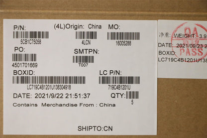 Lenovo Upper Case ASM_BEL L82KV FP A/BUMA 5CB1C75058