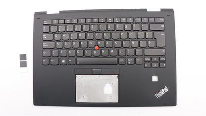 Lenovo Yoga X1 2nd Gen Keyboard Palmrest Top Cover Spanish Black 01HY832