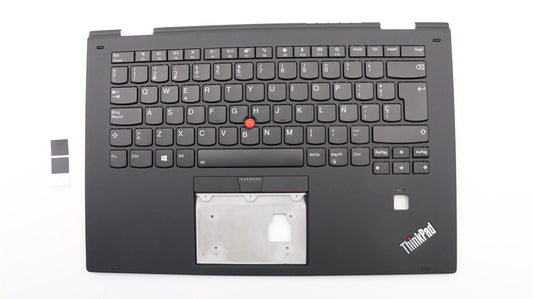 Lenovo Yoga X1 2nd Gen Keyboard Palmrest Top Cover Spanish Black 01HY832