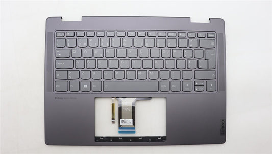 Lenovo Yoga 7 14ARP8 Keyboard Palmrest Top Cover Portuguese 5CB1L48260