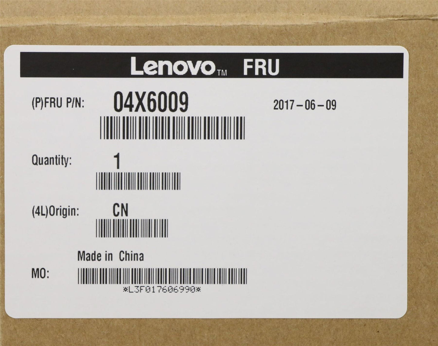 Lenovo 04X6009 FRU Intel WP2 BGN