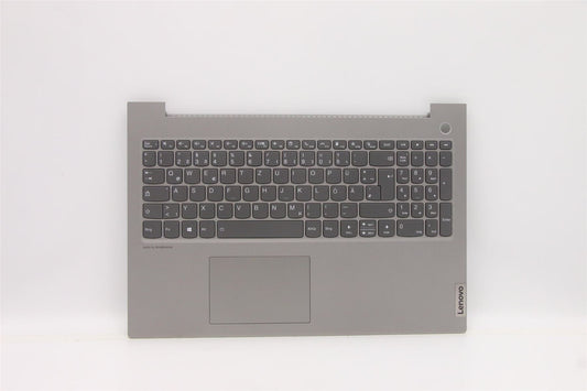 Lenovo ThinkBook 15P G2 ITH Keyboard Palmrest Top Cover German Grey 5CB1D70715