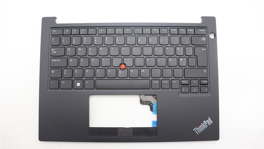 Lenovo ThinkPad E14 Gen 5 Palmrest Cover Keyboard Nordic Black 5M11L92279