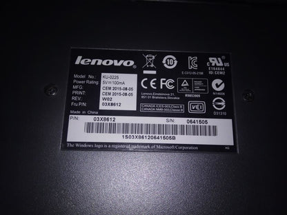 Lenovo preferred pro USB (black) Japanese Keyboard 03X8612