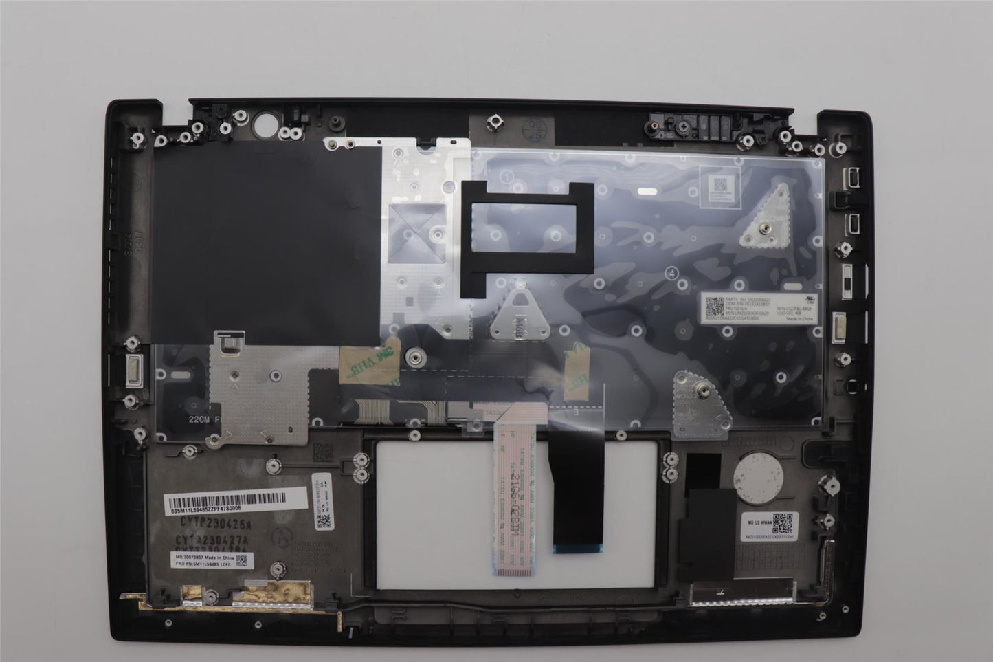 Lenovo ThinkPad T14s Gen 4 Keyboard Palmrest Top Cover Greek Black 5M11L59485