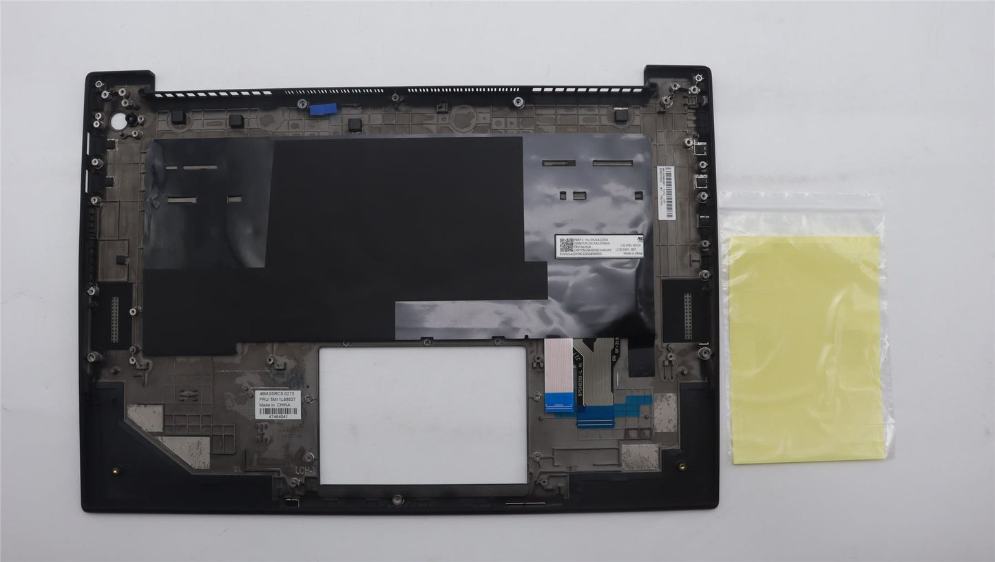 Lenovo ThinkPad P1 Gen 6 Keyboard Palmrest Top Cover Swiss Black 5M11L89059